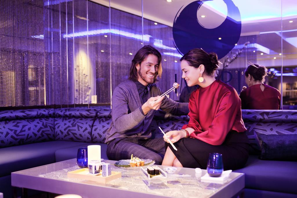 The Domain Bahrain Hotel And Spa - Adults Friendly 16 Years Plus Manama Exteriör bild A couple dining at the restaurant